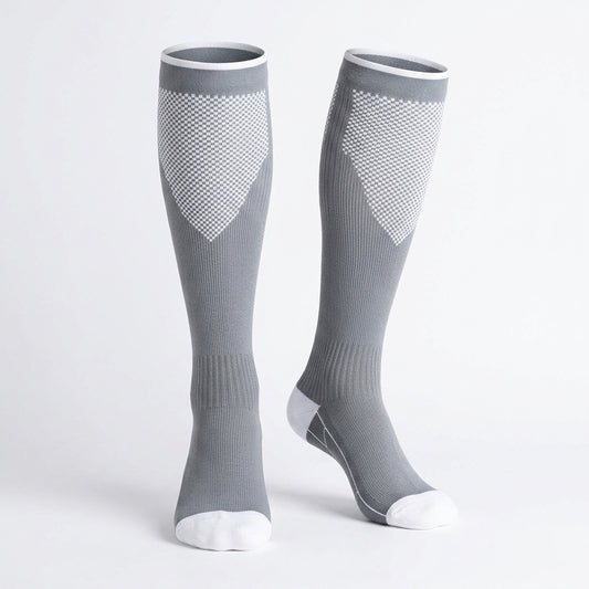 KINEO Compression Socks — graduated knee-high compression socks worn for daily comfort